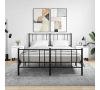 vidaXL Bedside Cabinets 2 pcs White 40x30x50 cm Engineered Wood