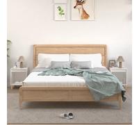 vidaXL Bedside Cabinets 2 pcs White 40x35x50 cm