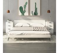 Vidaxl Bedside Cabinets 2 Pcs White 40X36X65 Cm