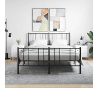 vidaXL Bedside Cabinets 2 pcs White 40x40x50 cm Engineered Wood