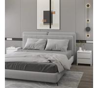 vidaXL Bedside Cabinets 2 pcs White 45x34.5x44.5 cm Engineered Wood