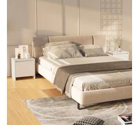 vidaXL Bedside Cabinets 2 pcs White 45x34x44.5 cm Engineered Wood