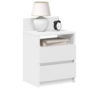 Bedside Cabinets with 2 Drawers Nightstand Bed Side Table Side Cabinet vidaXL