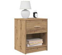 vidaXL Bedside Cabinets 2 pcs with Drawer Artisan Oak 40x34x50 cm