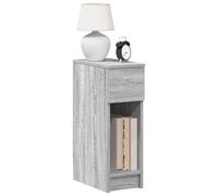 vidaXL Bedside Cabinets with Drawer 2 pcs Grey Sonoma 20x36x60 cm