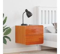 vidaXL Bedside Table 2 pcs Brown 39 x 34 x 33 cm Solid pinewood