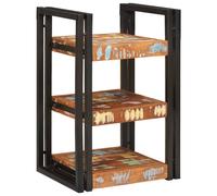 vidaXL Bedside Table 2 pcs Brown and black Solid Wood Reclaimed