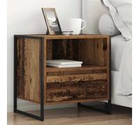 vidaXL Bedside Table 2 pcs Old Wood 50 x 39.5 x 50 cm Engineered Wood