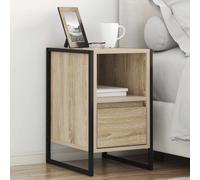 vidaXL Bedside Table 2 pcs Sonoma 39.5 x 30 x 50 cm Engineered Wood