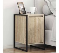 vidaXL Bedside Table 2 pcs Sonoma 39.5 x 30 x 50 cm Engineered Wood