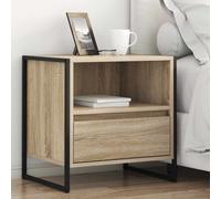 vidaXL Bedside Table 2 pcs Sonoma 50 x 39.5 x 50 cm Engineered Wood