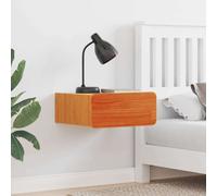 vidaXL Bedside Table 2 pcs Wax brown 39 x 34 x 16.5 cm Solid pine wood