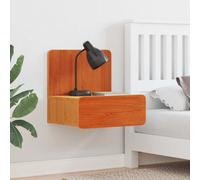 vidaXL Bedside Table 2 pcs Wax Brown 44 x 32.5 x 40 cm Solid pine wood