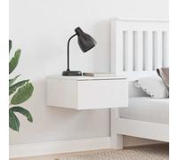 vidaXL Bedside Table 2 pcs White 37 x 35 x 18.5 cm Solid pine wood