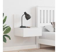 vidaXL Bedside Table 2 pcs White 42 x 32.5 x 40 cm Solid pine wood