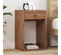 vidaXL Bedside Table Brown 63 x 30 x 79 cm Solid Mahogany Wood