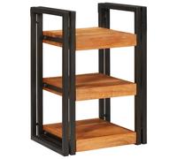 Bedside Table Brown and black Bedroom Furniture Personal Items Holder vidaXL