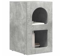 vidaXL Bedside Table Concrete Grey 29.5 x 35 x 50 cm Engineered Wood, Bedroom, Rectangular, Modern, Durable Design with Space Optimization, Timeless Elegance, 2023 Collection