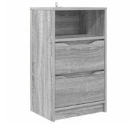 vidaXL Bedside Table Grey Sonoma 40 x 30 x 467 cm Engineered Wood, Bedroom, Rectangular, Contemporary Design, Spacious, Modern Furniture, Neutral Colors, Stylish Decor, Comfortable Living Space