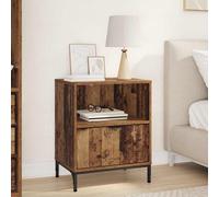 vidaXL Bedside Table Old wood 49 x 36 x 61 cm Engineered wood