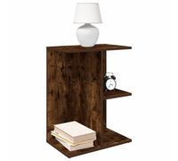 Vidaxl Bedside Table Smoked Oak 46.5X29X61 Cm Engineered Wood