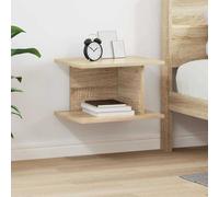 vidaXL Bedside Table Sonoma Oak 40 x 30 x 25 cm Engineered Wood