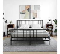 vidaXL Bedside Tables 2 pcs Brown Oak 35x34.5x70 cm Engineered Wood