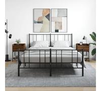 vidaXL Bedside Tables 2 pcs Brown Oak 40.5x31x60 cm Engineered Wood