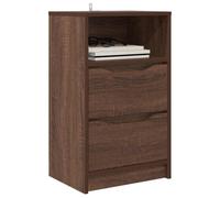 vidaXL Bedside Tables 2 pcs Brown Oak 40 x 30 x 467 cm Engineered Wood, Bedroom, Rectangular, Contemporary Design, Spacious, Modern Furniture, Neutral Colors, Stylish Decor, Comfortable Living Space