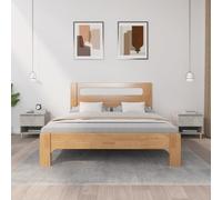 vidaXL Bedside Tables 2 pcs Concrete Grey 50x46x50 Engineered Wood