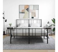 vidaXL Bedside Tables 2 pcs Grey Sonoma 40x41x50 cm Engineered Wood