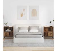 vidaXL Bedside Tables 2 pcs Old wood 49 x 36 x 61 cm Engineered wood