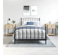 vidaXL Bedside Tables 2 pcs Sonoma Oak 44x45x58 cm Engineered Wood