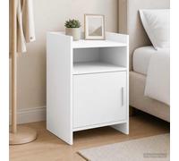 VidaXL Bedside Tables 2 Pcs White 40 X 36 X 60 Cm Engineered Wood
