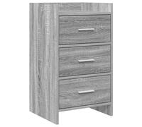 vidaXL Bedside Tables Grey Sonoma 40 x 36 x 70 cm Engineered Wood