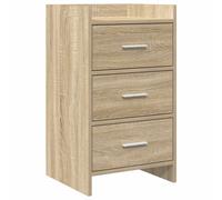 vidaXL Bedside Tables Sonoma Oak 40 x 36 x 70 cm Engineered Wood