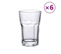 vidaXL Beer Glasses Cocktail Juice Tumblers Drinks Beer Mugs 6 pcs 295 ml
