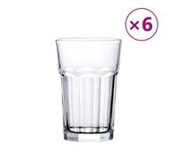 vidaXL Beer Glasses Cocktail Juice Tumblers Drinks Beer Mugs 6 pcs 415 ml