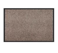 vidaXL Beige Doormat 60 x 40 x 1.2 cm Teddy Fabric Foyer Rectangle Modern Carpet Portable Entrance Door Mat Indoor Hallway
