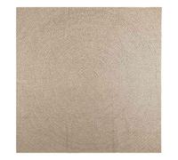 vidaXL Beige Jute Look Indoor/Outdoor Area Rug-UV Resistant-Pp Construction-Durable, 240x240cm Versatile Floor Carpet For Patio, Garden, Living Room