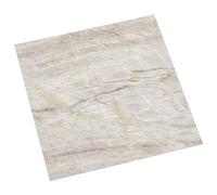 vidaXL Beige PVC Self-adhesive Flooring Planks - Authentic Textured, Easy to Install, Resistant to Water, Allergens, Flame, Slippage