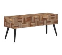 vidaXL Bench 110x35x45 cm Solid Reclaimed Teak