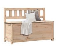 (natural) vidaXL Solid Wood Pine Bench Chair Multi Colours 110x41x76.5 cm|80x41x77 cm