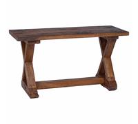 vidaXL Bench Beige 85 x 35 x 46 cm Solid Reclaim wood, Dining Room Bench, Rustic