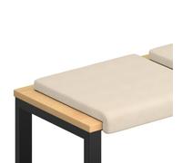 vidaXL Bench Cushion, 4 Pieces, Microfibre Beige, Depth 35 cm, L-Shaped Cushion for Hallway, Living Room, Modern Design, Easy Care, Supportive Foam, Versatile Seat Pad