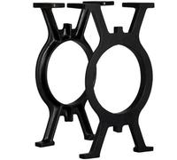 Vidaxl Bench Legs 2 Pcs O-Frame Cast Iron Bench Legs