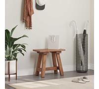 vidaXL Bench Natural 50.5 x 25 x 47.5 cm Solid Mahogany wood