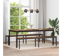 vidaXL Bench Old Wood 200 x 35 x 45 cm Engineered Wood