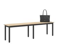 vidaXL Bench Sonoma 160 x 35 x 45 cm Engineered Wood, Living Room, Rectangular, Modern, Durable, Seating Solutions for Comfort, Style, Functionality, and Contemporary Design
