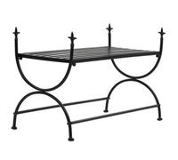vidaXL Bench Vintage Style Metal 83x42x55 cm Black UK HOT